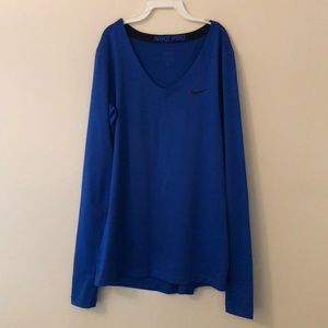 NikePro Dri-Fit Long Sleeve Workout Shirt